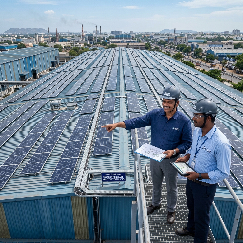 Premium Rooftop Solar Installation Chennai for Industrial Solar